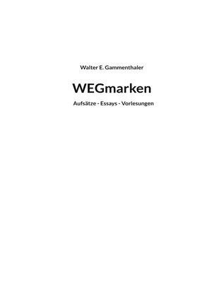 cover image of WEGmarken
